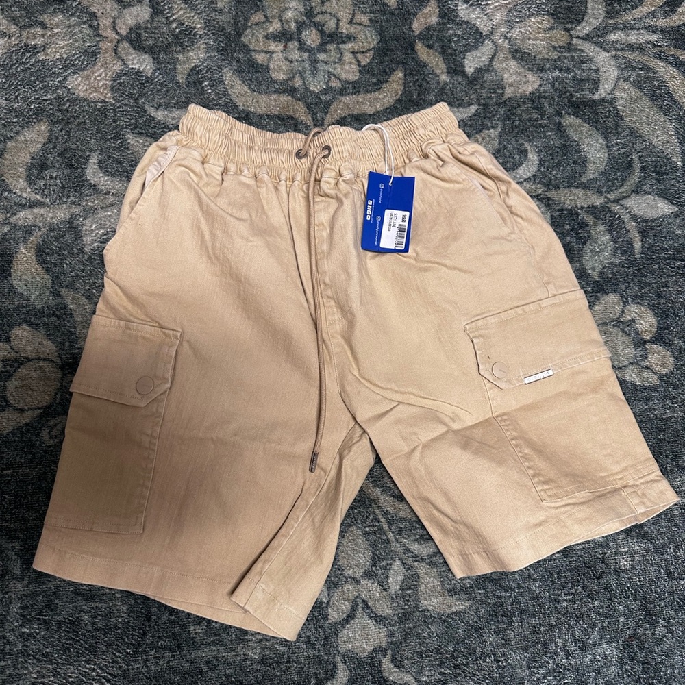 Men's Tan Cargo Shorts (Sixth June Brand)